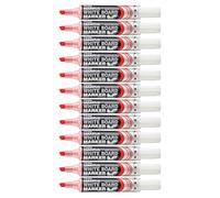 Pentel Maxiflo Borrado en Seco Punta Plana Rotulador - Rojo