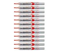 Rotulador Pizarra PENTEL Maxiflo Grueso 1,6 mm. Rojo