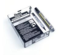 Pentel Maxiflo NLF50 1.5 - 3 mm Black 12 pieces - Marcador (Negro), paquete de 12 unidades