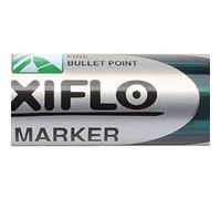 Pentel maxiflo rotulador para pizarra blanca - punta de bala - ancho de linea 2mm - regulacion del flujo de tinta - 50% de materiales reciclados - color verde (12 uds)