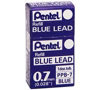 Pentel - Minas, 0,7 mm, color azul, paquete de 12