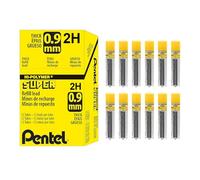 Pentel - Minas Super Hi-Polymer 0,9mm 2B - Pack de 12