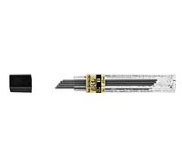 Pentel - Minas Super Hi - Polymer 1,3mm B - Pack de 12, Negro, CH13 - B