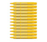 Pentel N50 - Marcador de punto - Parent, color Yellow (Pack of 12)