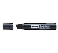 Pentel N50XL - Cajas de aluminio, negro, 1 unidad