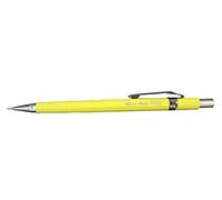 Pentel P200 Series - Portaminas técnica de gama pastelera, 0,5 mm, cuerpo amarillo pastel, paquete de 12 unidades