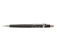 Pentel P205-A - Portaminas Sharp con guía de mina de 4 mm, 0,5 mm, HB, color negro