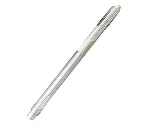 Pentel Paquete de 3 Gel Bolígrafos Híbrido Agarre de Gel K118L, Blanco