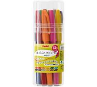 Pentel Rotulador de punta de fieltro Pen Touch SES15C-12 12 colores Importado de Japón