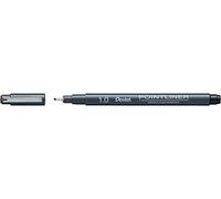 Pentel Pointliner 1.0mm Negro - Paquete de 12