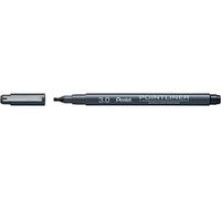 Pentel Pointliner Caligrafía 3.0mm Negro - Paquete de 12
