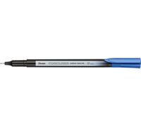 Pentel Pointliner colour S40 - Rotuladores de punta fina (0,4 mm, 12 unidades), color azul victoriano