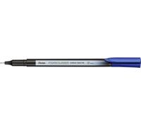 Pentel Pointliner Colour S40 - Rotuladores de punta fina (tinta tintada, 0,4 mm, 12 unidades), color azul