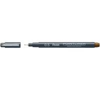 Pentel Pointliner S20P-5SP - Rotulador de punta fina (resistente al agua y a la luz, 0,5 mm, 1 unidad)