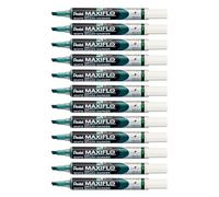 Pentel Punto Cincel media tinta líquida verde Maxiflo Lote 12 marcadores de borrado en seco pizarra