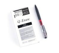 Pentel Q-Erase QE425 - Portaminas con goma de borrar extraíble, 0,5 mm, dureza HB (12 unidades)