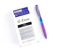 Pentel Q-Erase QE427 - Portaminas con goma de borrar extraíble, 0,7 mm, dureza HB (12 unidades)