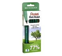 Pentel R50 Rollerball - Cartera de 4 piezas, color negro