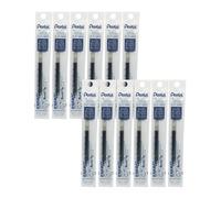 Pentel - Recambio Energel retráctil punta de bola azul oscuro - Pack de 12