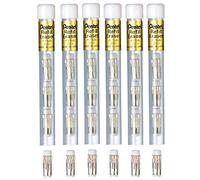 Pentel Recarga Borradores para la Mayoría Automático Lápices como Graphgear 1000 500 Sharplet PG500 PG300 P200 Kerry Energize de Ley Ajuste Flexible Technica-X & Ejecutivos Z2-1N (Paquete 6 Tubos - 24