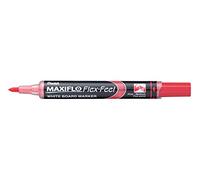 Pentel Rotulador para pizarra blanca MWL5SBF-BX Maxiflo Flex-Feel, color rojo, 1 unidad