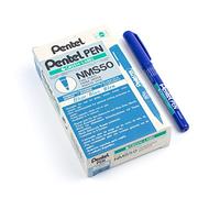 Pentel - Rotulador permanente de punta fina de 2,0 mm, color azul