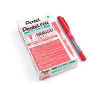 Pentel - Rotulador permanente de punta fina de 2,0 mm, color rosso