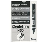 Pentel Marcador permanente n 50 punta redonda azul 12 piezas