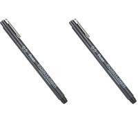 Pentel - Rotulador Pointliner calibrado pigmentado. Punta de 0,5mm. (Paquete de 2)