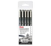 Pentel S20P Pointliner puntas surtidas 0,2/0,4/0,5/0,8/1,0 mm