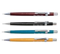 Pentel serie P200 - Juego de portaminas de 0,3/0,5/0,7/0,9 mm, 4 unidades