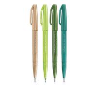 Pentel SES15C Brush Sign Pen set 4 pz surtido "verano"