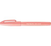Pentel SES15C-F2X Brush Sign Pen - Rotulador de punta tipo pincel (10 unidades), color naranja