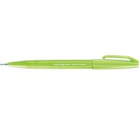 Pentel SES15C-FKX Brush Sign Pen - Rotulador de punta tipo pincel, color verde neón