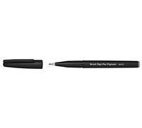 Pentel SESP15-NX Brush Sign Pen Rotulador con tinta pigmentada, punta de fibra tipo pincel, gris, 1 unidad