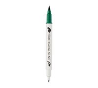 Pentel SESW30C-T104E Brush Sign Pen Twin - Rotulador con dos puntas flexibles, tinta a base de agua, color verde