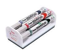 PENTEL SET 4 ROTULADOR PIZARRA BLANCA PUNTA MEDIA MWL5S SURTIDOS VARIOS PAPELERIA