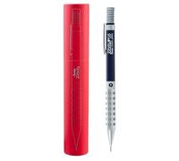 Pentel Smash - Lápiz mecánico de dibujo (0,5 mm), edición especial, color plateado y azul marino con tubo