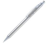 Pentel Sterling Executive - Portaminas de acero inoxidable, punta de 0,5 mm con goma de borrar integrada y 2 minas HB de alto polímero
