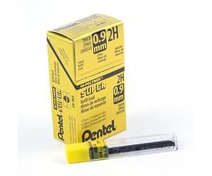 Pentel Super Hi-Polymer Lead 50-9 0.9 mm 2H 12 pieces - Mina de repuesto