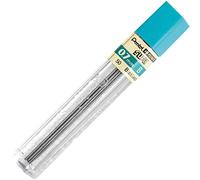 Pentel Super Polímero Alto Cables, 0.7mm, Grado B , 1 Caja Of 12 Tubos