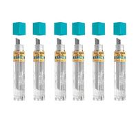 Pentel Super Polymer - Minas de repuesto de repuesto para lápices automáticos y mecánicos (paquete de 6, 0,7 mm 2B)
