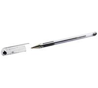 Pentel Superb BK401M-B - Juego de bolígrafos (12 unidades, 1,0 mm, tinta de aceite negra)
