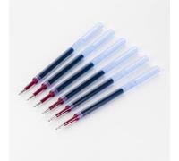 Pentel Tinta de recambio para bolígrafo de gel EnerGel, punta de aguja de 0,3 mm, extrafina, tinta azul, paquete de 6 recambios