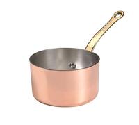 Pentole Agnelli ALCU105F14 Cacerola alta de cobre estañado con 1 manija, 14 cm
