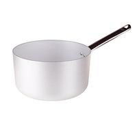 Pentole Agnelli ALMA10530 Cacerola Alta con Mango en Acero, Aluminio Profesional 3mm, 30 cm