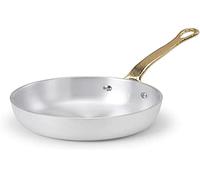 Pentole Agnelli ALMA11110 Sartén pequeña con Mango de latón, Aluminio Profesional 3 mm, 10 cm