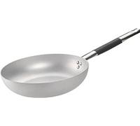 Pentole Agnelli ALMC111BPIC28 Línea de inducción de Aluminio Avellanado Alto, Fondo de inducción con 1 manija fría, 28 cm