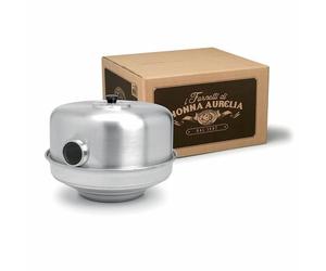 Pentole Agnelli Cacerola de Aluminio 30 cm Compatible con Inducción