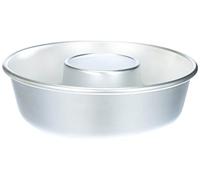 Pentole Agnelli COAL3724 Molde de rosquilla con Tubo, en Aluminio, Plata, 24 cm